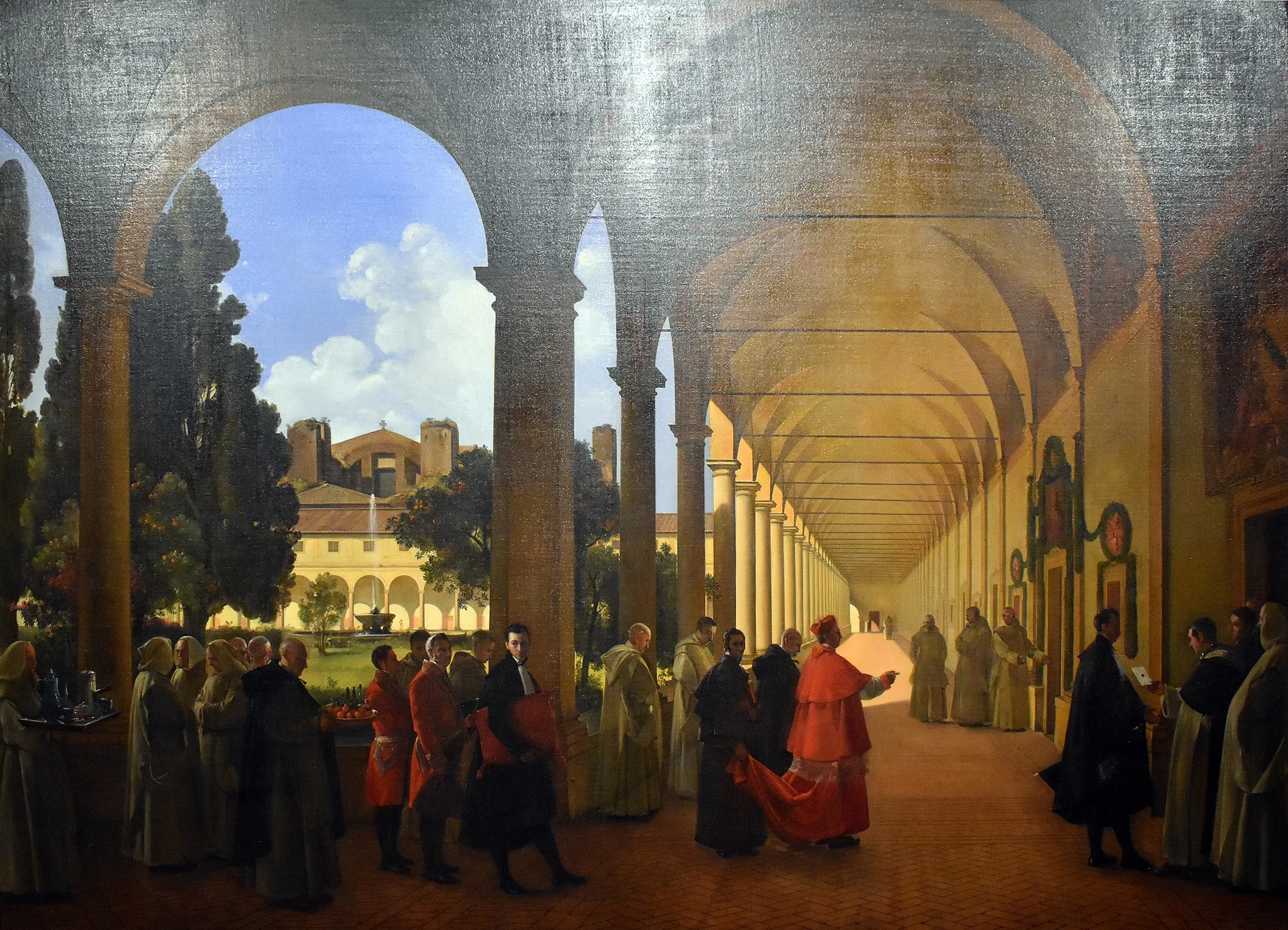 Il Chiostro di Sainte - Marie, des, Anges, 1849, Museo Granet, Aix, en, Provence